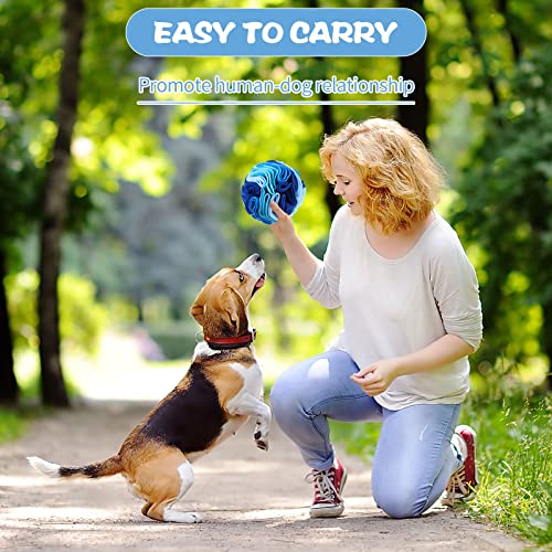 2 Pcs Snuffle Ball for Dogs Interactive Dog Toys Encourage Foraging Skills - color: 2 Pcs