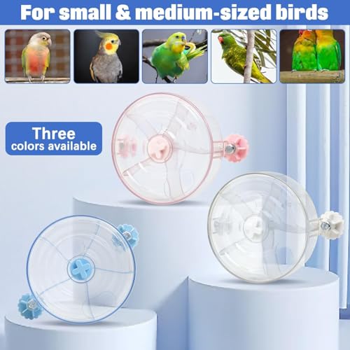 BNOSDM Bird Foraging Toy, Enrichment Parrot Puzzle Toys Transparent - color: Blue