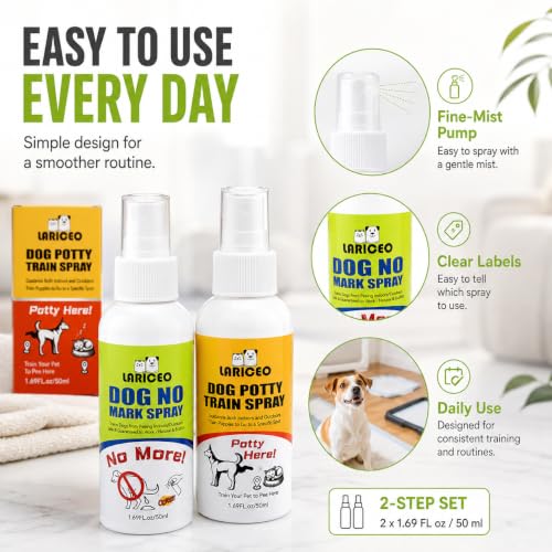 Puppy Potty Training Spray Set for Pads and Grass, 2 Pack - size: 100ml