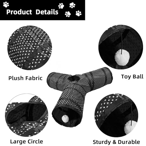 Cat Toy Tunnel Collapsible (Y) - size: Y