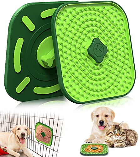 Lick Mats for Dogs, Dog Cage Training Licking Mat for Dogs, Multipurpose Lick Pads