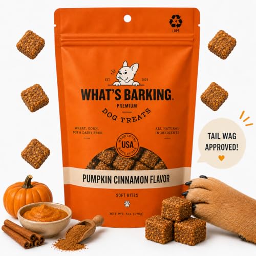 Soft Bites Dog Treats, Pumpkin Cinnamon, 6oz 3pck - size: 6 Ounce (Pack of 3)