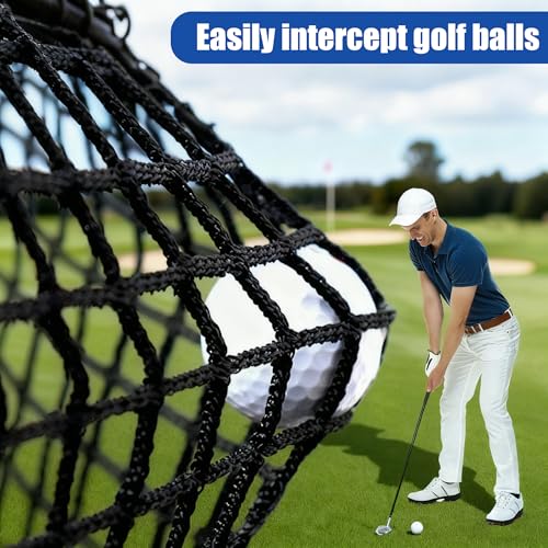 Safety Net Kids Pet Balcony Protection Rope Net Stair Safety Netting for Railings Playground Safety Net Golf Practice Net Baseball Nets for Batting Knotless Polyester Sports Netting - size: 6.5x6.5FT