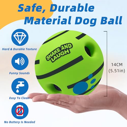 Dog Toys Ball, Interactive, XL, 5.51 in (14 cm) - color: Classic, size: XL 5.51 in (14 cm)