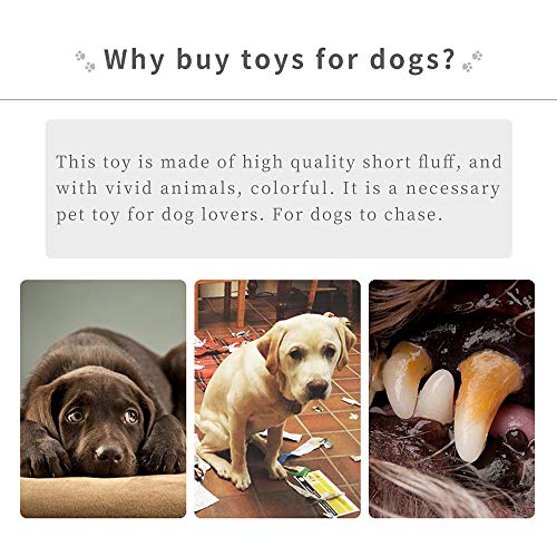 Andiker 3PCS Cotton Rope Puppy Teething & Training Durable Dog Plush Toys - Lion, Carrot & Duck Interactive Biting Rope Dog Chew Toys