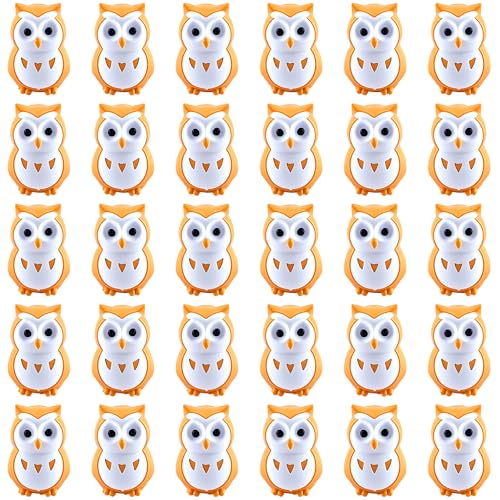 30 Pack Owl Erasers for Kids,3D Take Apart Animal Eraser Desk Pets for Boys Girls Classroom Prizes,Game Reward,Easter Egg Fillers,Back to School Supplies,Goodie Bag Stuffers,Party Favors - color: Owl, size: 30 PCS