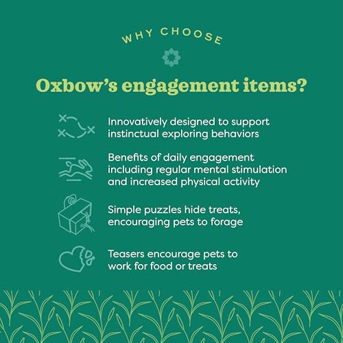 Oxbow Lettuce Forage Mat for Rabbits & Guinea Pigs, Enriching Food Puzzle