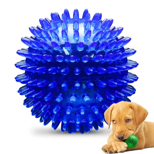 PetSport Gorilla Spiky Ball 2” - Spiky Rubber Dog Ball Toy, Interactive Puppy Toy for Small Dogs and Puppies, TPR Rubber, Vanilla Scented - 2 Inch, Small - color: Assorted, size: 2 Inch - Small