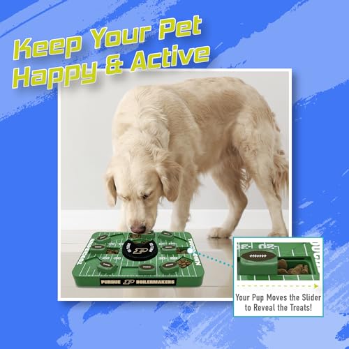 Pets First NCAA Purdue Large Puzzle Toy - Interactive Dog Treat Toy, New Size, Slow Feeding - color: Purdue Boilermakers, size: Large