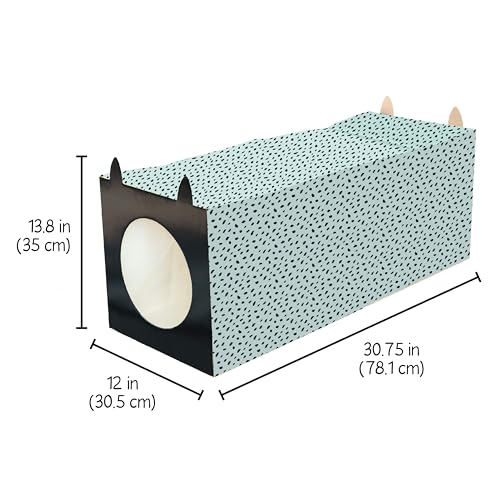 Kitty City Paper Bag Scratchers for Cats, Blue Paper Bag Tunnel Scratcher - style: Blue Paper Bag Tunnel Scratcher