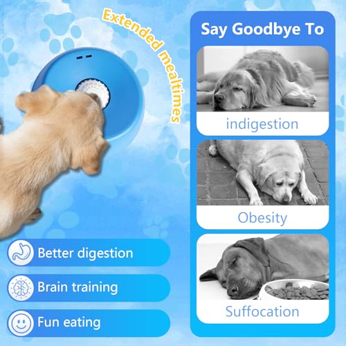 Slow Feeder Dog Bowls for Liquid Treat,Dog Licking Bowl with Rolling Balls,Calming Lick Bowl, Dog Lick Ball Bow for Wet Food Bone Broth & Yogurt for Large Medium Small Puppy Breeds (Black) - color: Black
