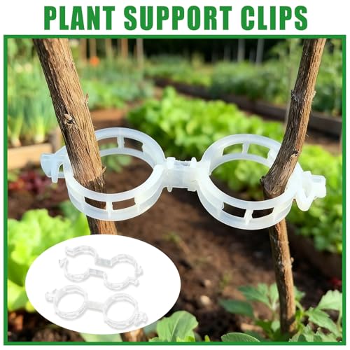 6.6x32.8FT Trellis Netting for Climbing Plants,Trellis Netting with Plant Clips, Heavy-Duty PE Trellis Net for Cucumber, Tomato, Vegetables, Fruits, Sweet Pea Plants - size: 6.6x32.8FT