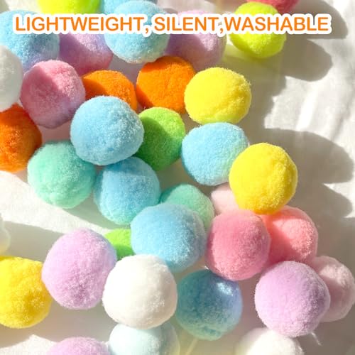 MeoHui 31Pcs Cat Ball Toy Launcher Gun, Cat Balls Fetch Cat Toys