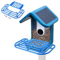 Saillong 2-in-1 Bird Feeder Kit, Compatible with BirdBuddy Feeder, Blue - color: Blue