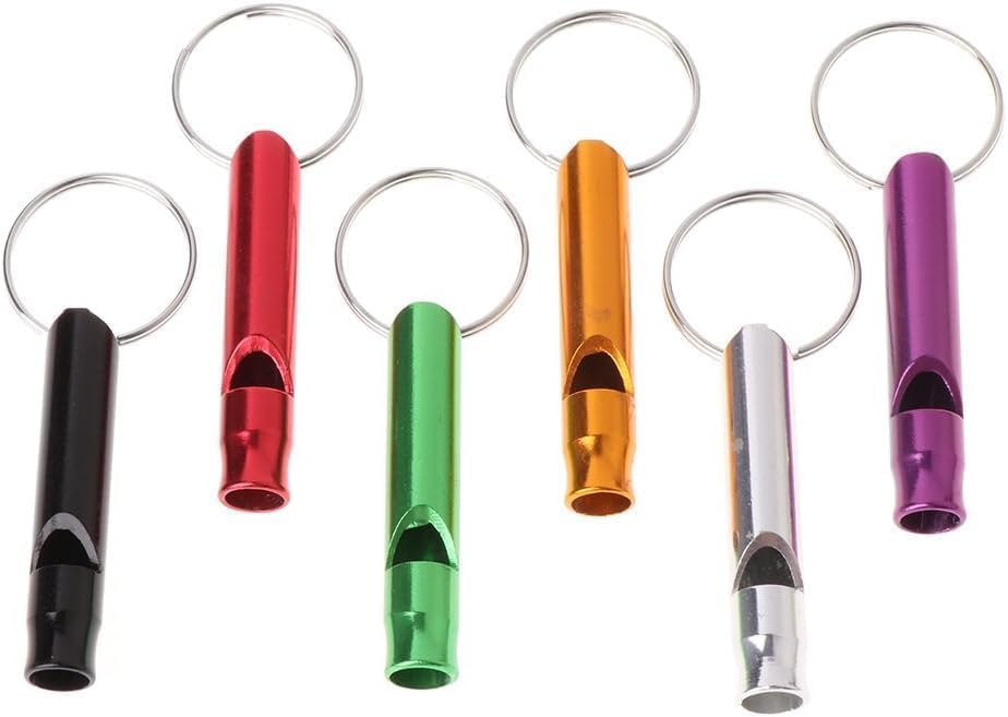 6 Pcs Ultrasonic Dog Training Whistles Metal Dog Training Whistles for Small Large Pet Dog Whistles Dog Flute Dog Whistles that Makes Dogs Come to You that Makes Dogs Stop Barking