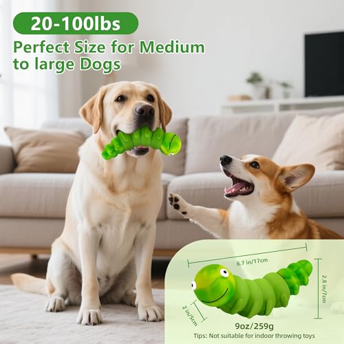 Indestructible Dog Toys for Aggressive Chewers, Tough Toy - color: Green