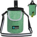 PetAmi Dog Treat Pouch, Large Hands-Free Training Bag, Green - color: Green