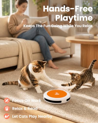 Automatic Interactive Cat String Toys for Indoor Cats