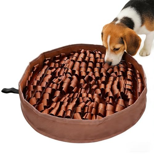 AMIR Slow Feeder Mat for Dogs – Dog Food Mat Anti-Gobble Mat to Relieve Boredom, Anxiety & Stress, Snuffle Mat for Dogs Works for All Dog Breeds, Sizes & Ages