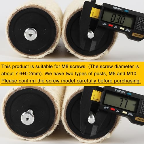 7.4cm 2.91in Diameter Cat Tree Scratching Post Replacement Sisal Pole Parts for Cat Tower (M8, 11.81in/30cm) - color: 11.81in/30cm, size: M8*2posts