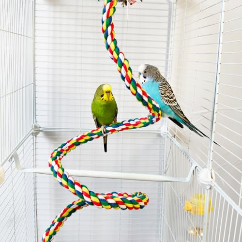 Bird Rope Perch & Birds Swing Set, 40''/60''/79''