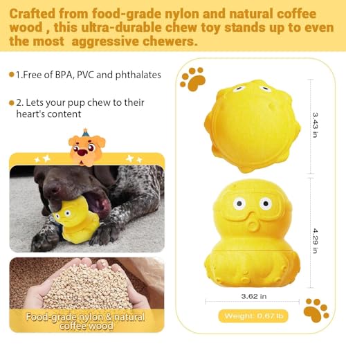 3-in-1 Dog Frozen Treat Toy, Interactive Dog Toys for Aggressive Chewers, Dogs Treat Dispenser Toy, Keep Your Pup Busy, Anxiety Relief for Dogs Toys, Octopus - color: Octopus