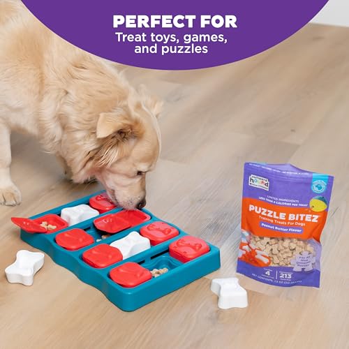 Outward Hound Nina Ottosson Puzzle Bitez Dog Treats, Peanut Butter, 7.5 oz - size: 4.69 Pound (Pack of 1), style: Peanut Butter