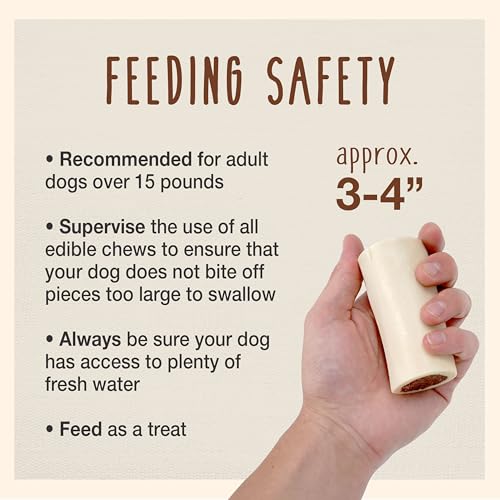 Cadet Stuffed Shin Bones for Dogs, Peanut Butter Flavor, Small, 3 Count - size: 3 Count (Pack of 1)