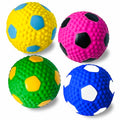 HOLYSTEED Squeaky Dog Toys for Medium Dogs, 2.6" Round Latex Soccer Balls - size: 2.6'' for M/L