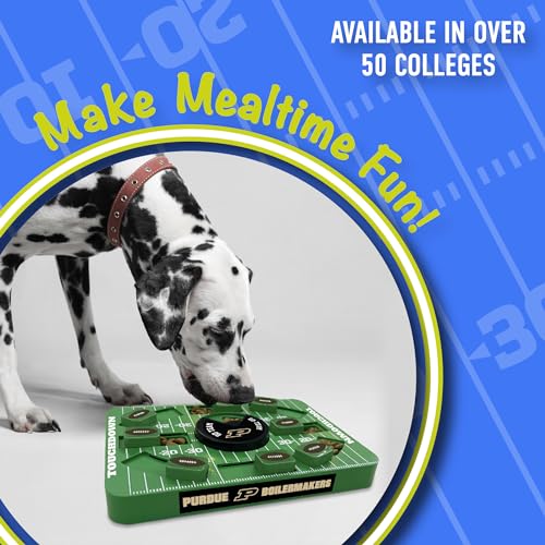 Pets First NCAA Purdue Large Puzzle Toy - Interactive Dog Treat Toy, New Size, Slow Feeding - color: Purdue Boilermakers, size: Large