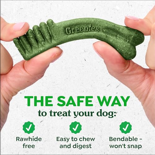 Greenies Large Natural Dental Dog Treats, Original Flavor, 12 Count - size: 12 Count (Pack of 1)