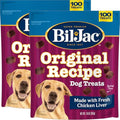 Bil-Jac Original Recipe Soft Dog Treats | Real Chicken Liver | 10 oz Resealable Bag (2-Pack) - size: 10 Ounce (Pack of 2)