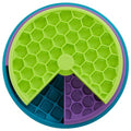 Outward Hound Nina Ottosson Lickin’ Layers 3-in-1 Dog Toy Treat Puzzle, 10" - color: Lickin Layers (Green, Purple, Blue)