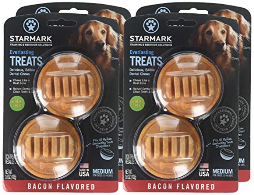 Starmark Everlasting Dental Chew, Bacon Flavored, Medium, 8 Count - size: 3.5 Ounce (Pack of 8)