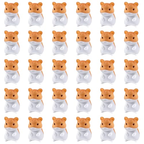 30 Pack Hamster Erasers for Kids,3D Take Apart Animal Eraser Desk Pets for Boys Girls Classroom Prizes,Game Reward,Easter Egg Fillers,Back to School Supplies,Goodie Bag Stuffers,Party Favors - color: Hamster, size: 30 PCS