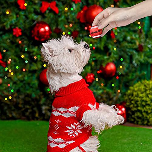 X-Small Dog Tennis Balls Dog Toys Ball 1.5" Pack of 12, Fit Ball Launchers - color: Colored tennis balls