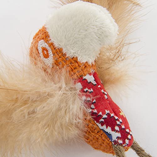 Petlinks (2 Count) HappyNip Love Birds Cat Toys, Contains Silvervine & Catnip - Multi Color, 2 Count - color: Love Birds, size: Set of 2