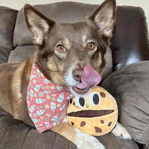 CHEWFFON Cookie Snuffle Dog Toy, Hide & Seek Treat Enrichment Game - style: Cookie