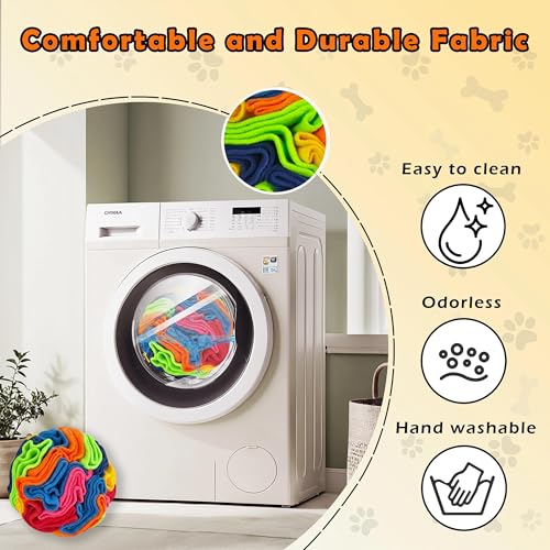 ABULL 7.9" Snuffle Ball for Dogs, Interactive Puzzle Toy & Slow Feeder - size: Large