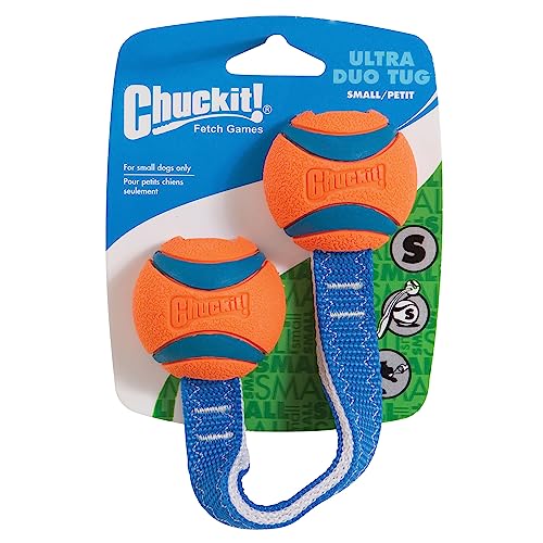 Chuckit! Ultra Duo Tug Toy, Small Indoor and Outdoor for Dogs 0-20 Pounds - size: Small, style: Ultra Duo Tug