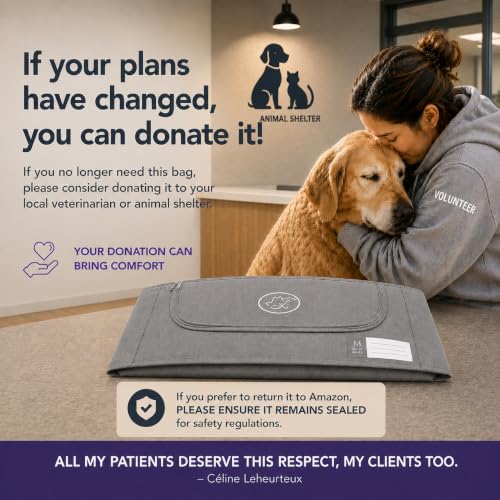 EUTHABAG Pet Body Snuggle Bag, Large (40-85lb) - size: Large