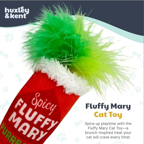 Huxley & Kent Plush Crinkle Catnip Cat Toy, Fluffy Mary, Large - style: Fluffy Mary