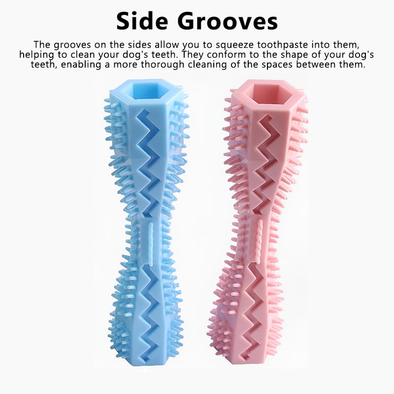 Dog Chew Toys, Puppy Teething Toys, Durable Dog Toy for Aggressive Chewers, Puppy Stuff, Pink - color: Pink