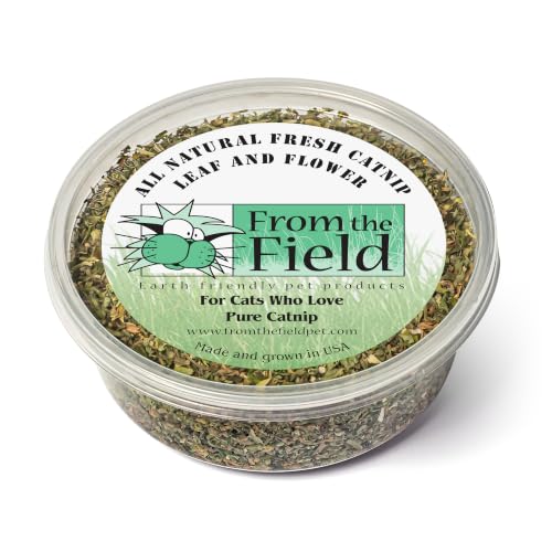 from The Field | Organically Grown Catnip Leaf & Flower | 1 Oz Tub - size: 1-Ounce