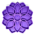 SodaPup Mandala eTray – Durable Slow Feeder Tray Made in USA from Non-Toxic, Pet-Safe, Food Safe Material for Mental Stimulation, Calming, Avoiding Overfeeding, Slow Eating, Healthy Digestion & More - color: eTray Mandala Purple