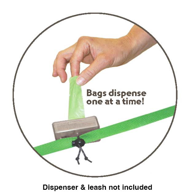 Neater Pet Brands Neater Bags Dog Waste Bag, No Rolls to Fuss With - Dog Poop Bags Dispense One at a Time, Doggie Poop Bag with Easy-Tie Handles (90 Count) - size: 1 Count (90 Bags)