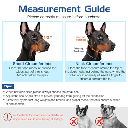 Pawaboo Dog Muzzle, Head Halter Collar for Dog Nylon Reflective Adjustable - color: Purple, size: Medium