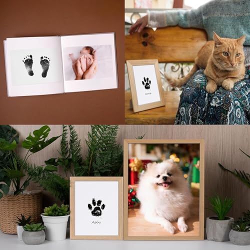 Nabance Paw Print Kit for Dogs & Cats, Inkless Pet Paw & Nose Print, 3 Pack - size: Large (3 Pack)