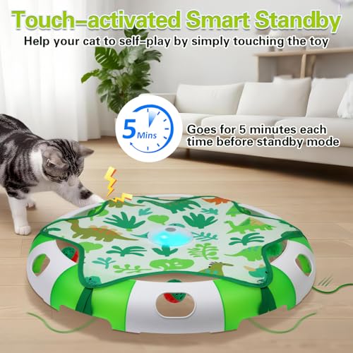 Automatic Interactive Cat Toy for Indoor Cats