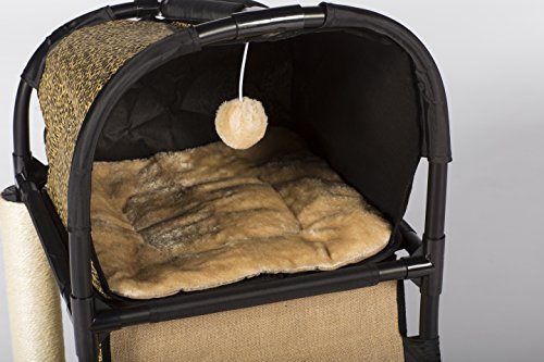 Prevue Pet Products Catville Loft with Plush Beds & Perches - Leopard Print